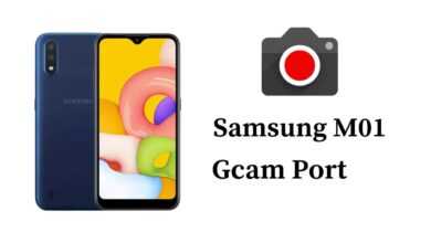 Samsung Galaxy M01 Gcam port