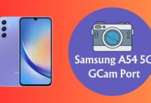 Samsung A54 5G GCam port
